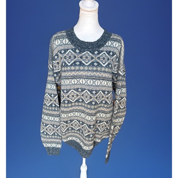 Northwest Territory Sweater Mens XL Vintage Retro 90s Dad Grandpa Pullover - Picture 1 of 7